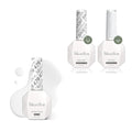 MelodySusie Hema Free Gel Nail Polish, 0.5 Fl Oz Thick White Gel Polish Hema Free Gel Polish Base and Top Coat Set