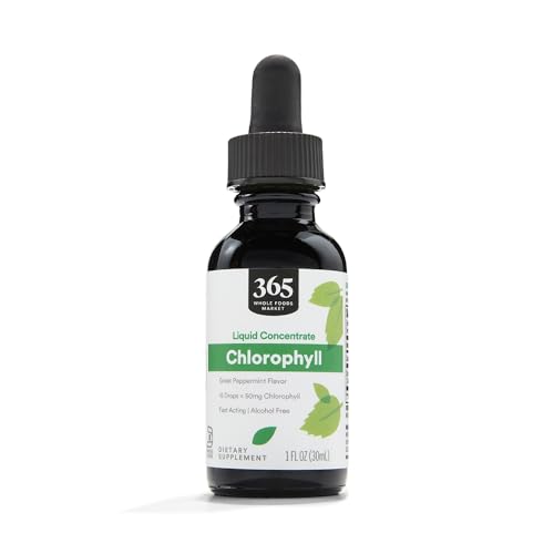 365 Chlorophyll Liquid Concentrate, Peppermint, 1 Fl Oz