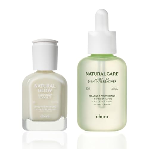 ohora Nail Recovery Duo: Strengthen Brittle Nails with Glow Milk & 3-in-1 Remover