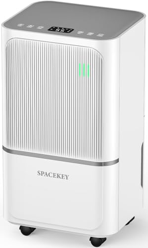 34 Pints Dehumidifier for Large Spaces with Drain Hose