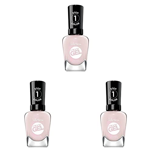 Sally Hansen Miracle Gel Travel Seekers Collection - Nail Polish - First Glass - 0.5 fl oz (Pack of 3)