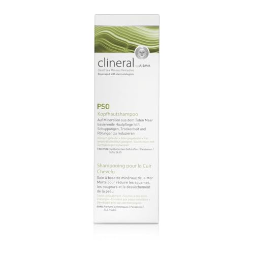 AHAVA Clineral Pso Scalp Cream Mask - Rich, creamy scalp mask to reduce irritations & dryness, hydrates & nourishes the hair & scalp, with Osmoter, Dead Sea Mud, Hippophae & Grapefruit Oil, 6.8 Fl.Oz