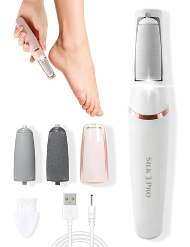 Electric Callus Remover with 2 Speeds & Replaceable Heads