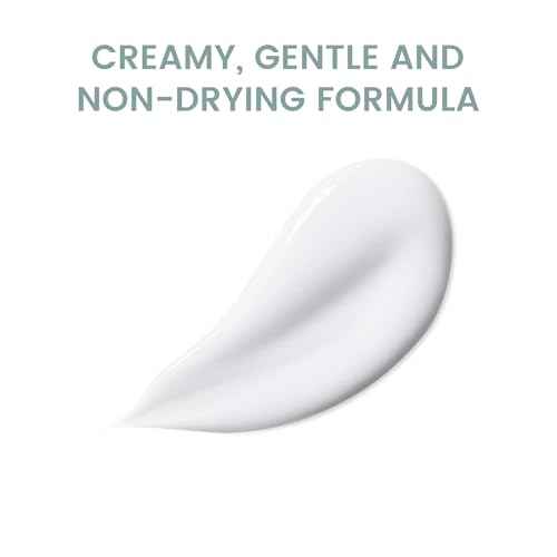 elemeni Skin Care Cleansing Milk - Vegan Organic Makeup Remover | pH Balanced Facial Cleanser Removes Dirt & Impurities | Oil Free Eye Makeup Remover & Gentle Cleanser for Sensitive Skin, 4.2 Fl Oz