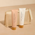 + Lux Unfiltered First Class Glow Travel Kit - Includes N¡Æ32 Gradual Self Tanner & N¡Æ14 Body Cream in Santal - Travel Size Self Tanner & Body Lotion with Water-Resistant Cosmetic Pouch - 3.4 fl oz