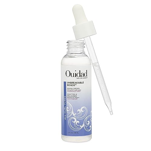 Ouidad Unbreakable Bonds Mixing Drops, Strengthen & Repair Hair, Fragrance Free 2 Fl Oz