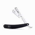 Black Widow Professional Straight Edge Razor Kit with 10 Blades ? Stainless Steel Barber Razor for Men¡¯s Shaving, Classic Barbero Shaver for Smooth, Precise, and Comfortable Shaves