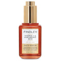 Findley All-in-One Face Serum with Vitamin C and Hyaluronic Acid - Hydrating & Anti-Aging | Promotes Youthful, Radiant Skin | Reduces Fine Lines & Wrinkles (2 Fl Oz)