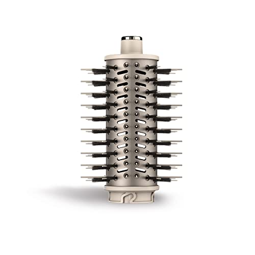 Shark FlexStyle Round Hot Air Brush Attachment for Blow Dryers, Hair Styling Tool for Straight, Wavy, Curly, and Coily Hair, Stone