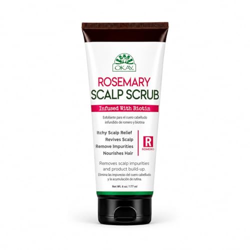 OKAY Rosemary Scalp Scrub with Biotin - 6 oz