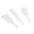 Ventouse Attachments by Project E Beauty | for Use with Vacuum Spray Facial Machines | Spa & Salon Use | Universal Size Tubes | Blackhead Removal | Facial Cleansing | Pack of 3