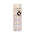 imPRESS Point Pink No-Glue Press-On Nails Kit, Short Squoval, 33-Piece Set