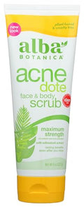 Alba Botanica Acnedote Maximum Strength Acne Scrub, 8 Oz