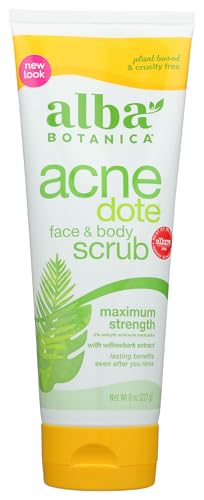 Alba Botanica Acnedote Maximum Strength Acne Scrub, 8 Oz