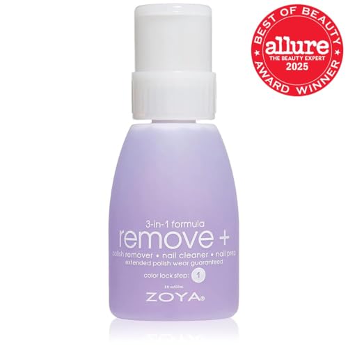 ZOYA Remove Plus 3-in-1 Nail Polish Remover, Cleanser & Prep - 8 fl oz