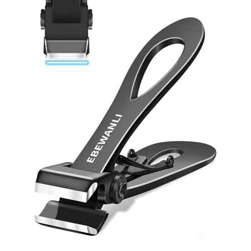 Straight Nail Clipper, 17mm Wide Jaw Opening Toe Nail Clippers, Extra Large Toenail Clippers for Thick Toenails, Heavy Duty Toenail Clippers for Seniors, Men, Women