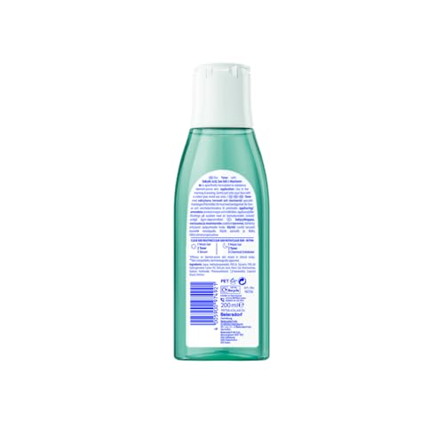 NIVEA Derma Skin Clear Toner/Cleansing Lotion for Skin Prone to Imperfections, 200 ml ? a gentle facial toner designed to help balance, cleanse, and refresh look prone to blemishes and excess oil