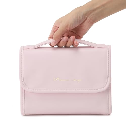 VanFn Cosmetic Bags, Makeup Bag Cosmetic Bag for Women Cosmetic Travel Makeup Bag Large Travel Toiletry Bag for Girls Make Up Bag Brush Bags P.Travel Series