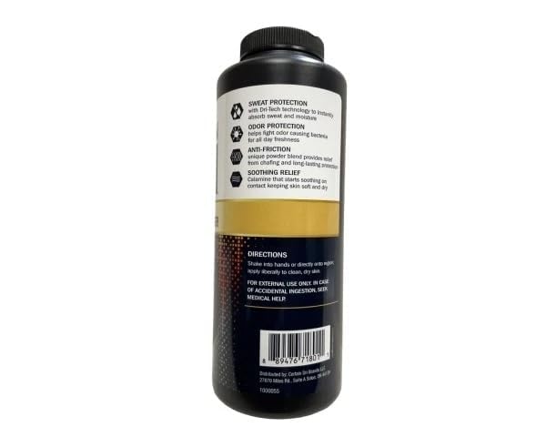 Talc-Free Body Powder for Sweat & Odor Control, 8 oz