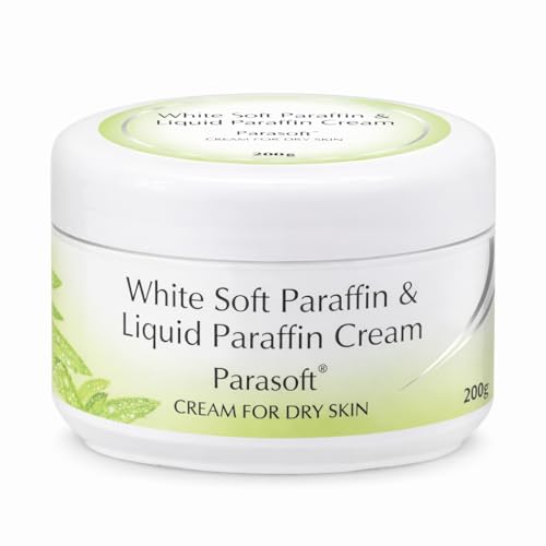 Parasoft Moisturizing Cream with White Soft Paraffin & Liquid Paraffin (200 g / 7.05 oz) Nourishing Daily Hydration Cream for Dry Skin