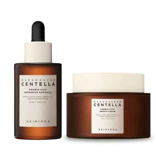 SKIN1004 Madagascar Centella Probio-Cica Intensive Ampoule 50ml and Probio-Cica Enrich Cream 50ml Bundle