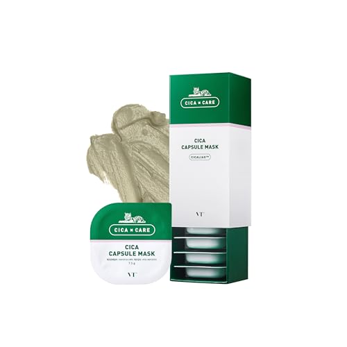 VT COSMETICS CICA Capsule Mask - Soothing, Nourishing Skin Treatment Mask for Dry, Dull Skin