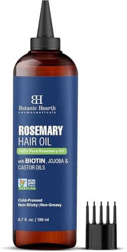 Rosemary Hair Growth Oil with Biotin & Castor Oil