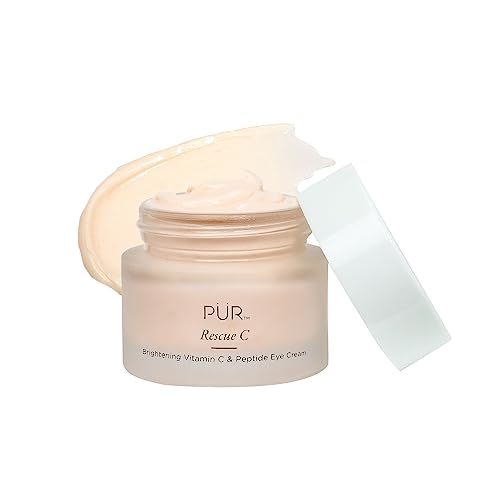 P?R MINERALS Rescue C Brightening Vitamin C & Peptide Eye Cream, Vitamin C, Caffeine, Peptide, 0.5 oz
