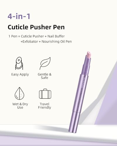4 in 1 Cuticle Remover Pen – 2-Pack for Nails & Toenails