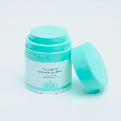 BioMiracle Sienna Rose Polypeptide Moisturizing Cream, Glow & Revive, 10 Peptides and Pygmy Waterlily, 50 ml / 1.69 fl oz