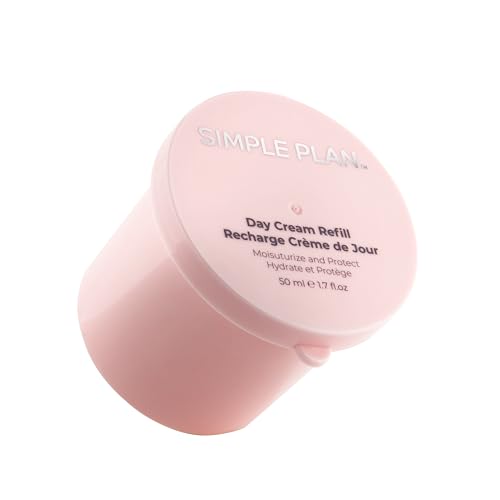 SIMPLE PLAN Refill Hyaluronic Acid Day Cream ? Anti-Aging Facial Moisturizer for Men & Women ? Lightweight Hydrating Face Cream to Reduce Wrinkles & Restore Skin Barrier