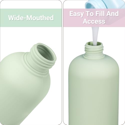 ASEVAT Travel Bottles 3.4 oz Leak Proof TSA Approved Set