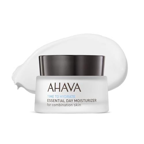 AHAVA Essential Day Moisturizer - Essential Daily Hydrating Facial & Neck Cream, Anti-Aging & Smoothing Effect, Enriched with Osmoter, Aloe Vera, Allantoin & Vitamin E