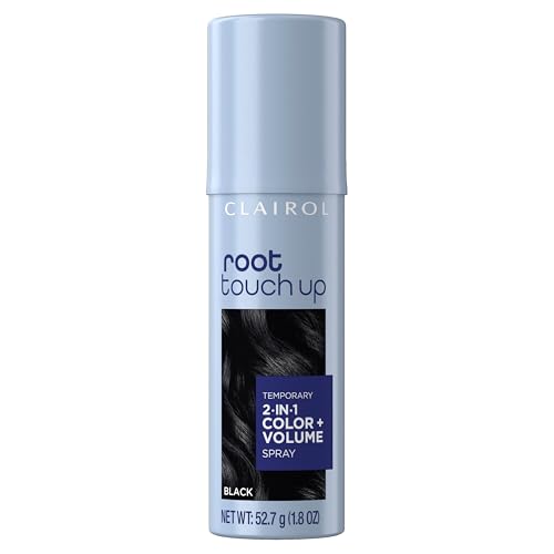 Clairol Root Touch-Up Color & Volume Spray Black 2-in-1 Temporary Hair Color & Volumizer