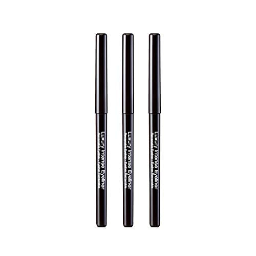 KISS NEW YORK Professional Luxury Intense Eyeliner (3 Pack, Black)