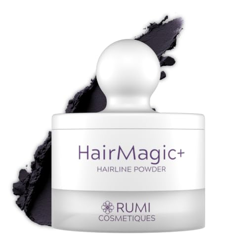 Rumi Cosmetiques HairMagic+ Charcoal Brown Root Touch Up Powder for Women