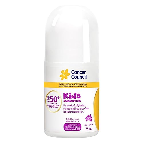 Cancer Council SPF 50+ Kids 75ml Roll On