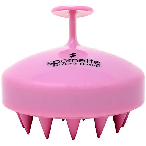 Spornette Scalp Massager Shampoo Brush Pink