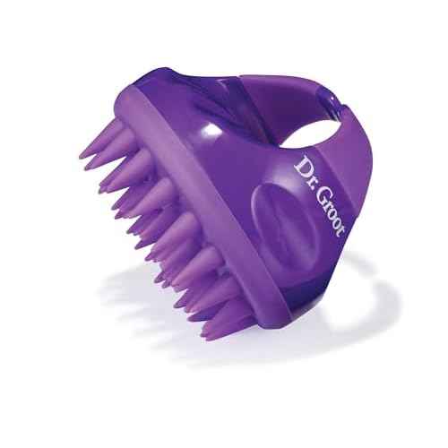 Dr. Groot Premium Scalp Cleansing Brush, Hair Scalp Massager, Scalp Scrubber with Soft Silicone Bristles, Hair Shampoo Brush for Scalp Exfoliation, Wet Dry Hair Brush for Scalp Care