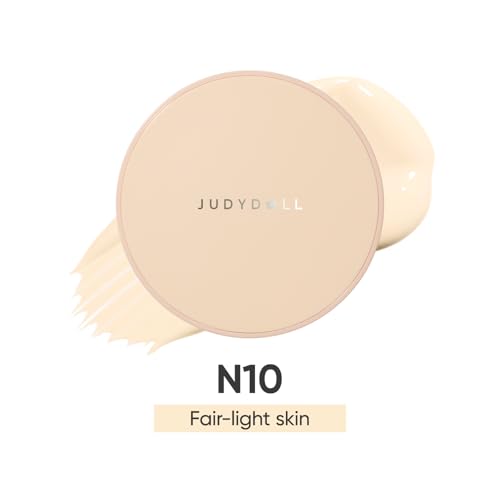 JUDYDOLL Velvet Matte Cushion Foundation - Full Coverage & Natural Glow (N10)