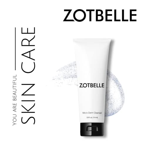 ZOTBELLE MICRO-DERM CLEANSER Gently Cleanses and Exfoliates to Remove Excess Oil and Unclog Pores.