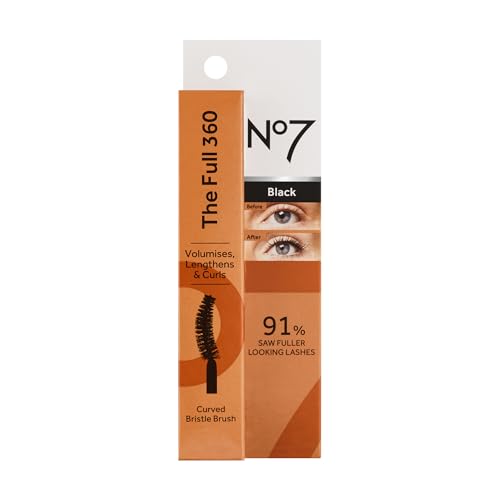 No7 The Full 360 Mascara - Black Volumizing & Lengthening