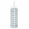 8 oz Wide Mouth Hair Color Applicator Bottle with Measurement Scales