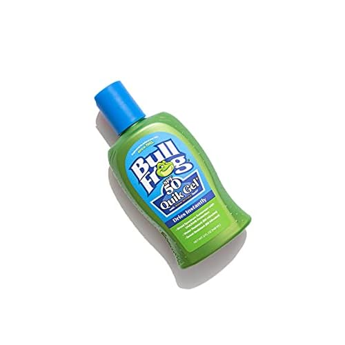 Bullfrog Quik Gel Sunscreen SPF 50 | Oxybenzone & Octinoxate Free | Broad Spectrum Moisturizing UVA/UVB, 5oz¡¦