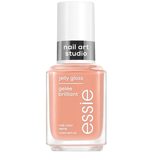 essie Nail Art Studio Jelly Gloss Vegan Neutral Nail Polish 0.46 Fl Oz Pack of 1 Cheeky Jelly