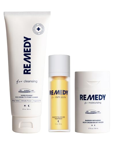 Remedy Hydration & Even Tone Set - Cleanser, Moisture Cream & Serum