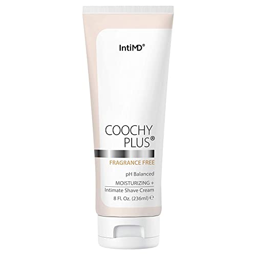 Intimate Shave Cream for Sensitive Skin - Fragrance Free, Moisturizing, Razor Burn & Ingrown Hair Care
