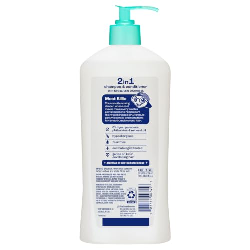 Suave Kids Purely Fun Coconut 2-in-1 Shampoo & Conditioner - 18 fl oz (Pack of 6)