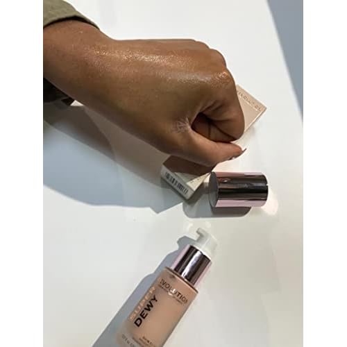 Makeup Revolution Superdewy Make Up Serum, Light Coverage Makeup Foundation, Leaves A Dewy Finish, Vegan & Cruelty Free
