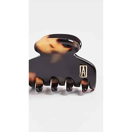 Alexandre de Paris Women's Small Jaw Clip, Tokyo Tortoise, Tan, Print, One Size